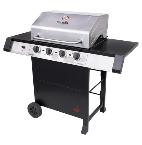 Churrasqueira a gás Importada, marca Char Broil, em inox e com 4 Queimadores